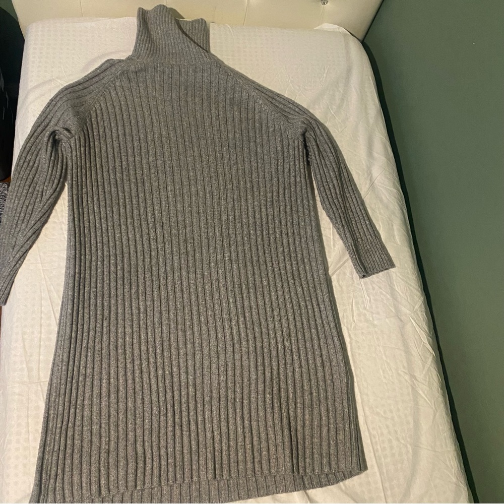 Turtleneck sweater dress